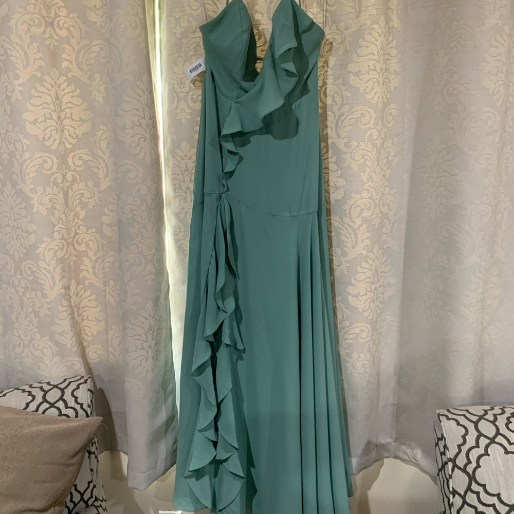 Sage Green Fame & Partners Dress
